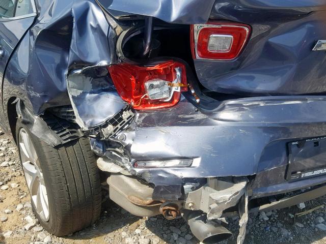 1G11H5SA8DF270914 - 2013 CHEVROLET MALIBU LTZ ლურჯი ფოტო 9