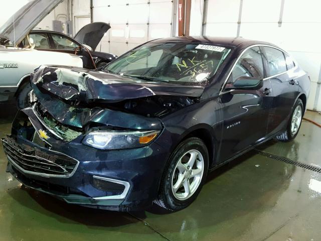 1G1ZB5ST4GF343657 - 2016 CHEVROLET MALIBU LS BLUE photo 2
