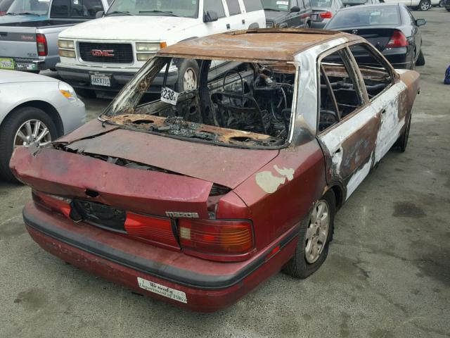 JM1BG2265N0471019 - 1992 MAZDA PROTEGE LX BURN photo 4