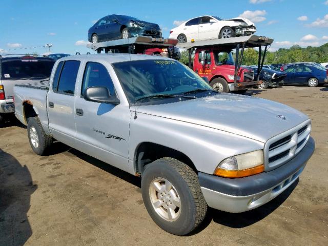 1B7GG2AX71S123981 - 2001 DODGE DAKOTA QUA SILVER photo 1