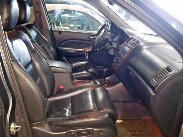 2HNYD18655H545730 - 2005 ACURA MDX TOURIN GRAY photo 5