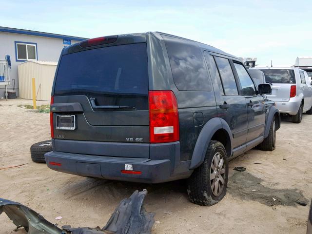 SALAE25466A411721 - 2006 LAND ROVER LR3 GREEN photo 4