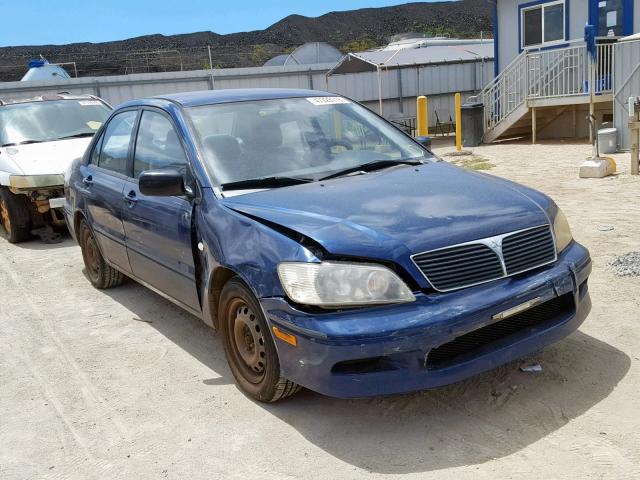 JA3AJ26E02U055932 - 2002 MITSUBISHI LANCER ES BLUE photo 1