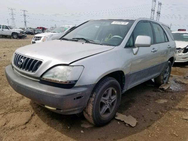 JTJHF10U330293811 - 2003 LEXUS RX 300 SILVER photo 2