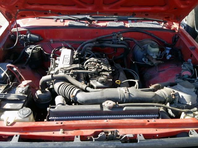 JT4RN81P7K5042691 - 1989 TOYOTA PICKUP 1/2 RED photo 7