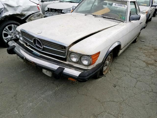 10704412036603 - 1977 MERCEDES-BENZ 450 SL WHITE photo 9