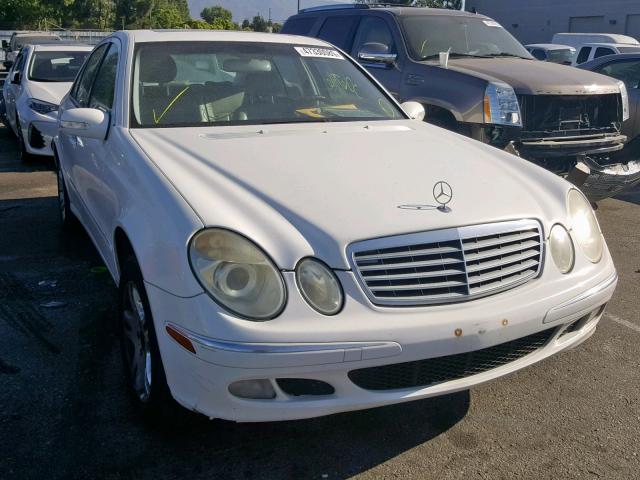 WDBUF65J14A485705 - 2004 MERCEDES-BENZ E 320 WHITE photo 1