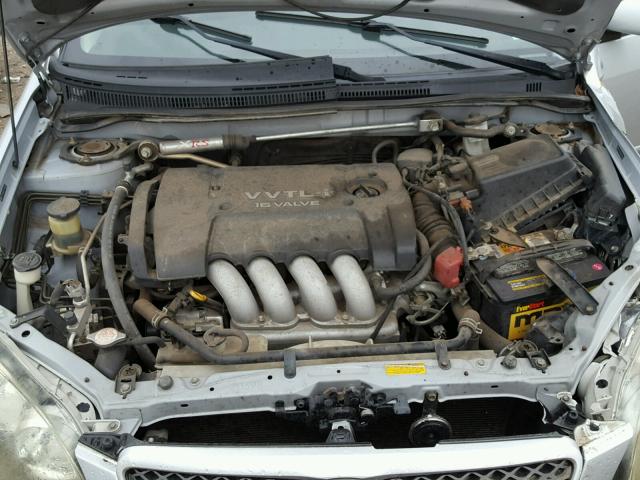 2T1BY30E25C430513 - 2005 TOYOTA COROLLA XR 银色 照片 7
