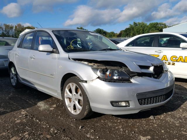 JM1BK344X81817550 - 2008 MAZDA 3 HATCHBAC SILVER photo 1