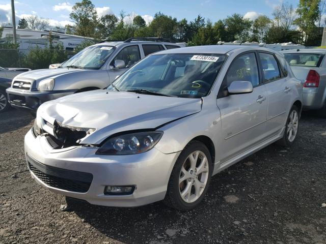 JM1BK344X81817550 - 2008 MAZDA 3 HATCHBAC SILVER photo 2