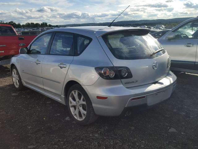 JM1BK344X81817550 - 2008 MAZDA 3 HATCHBAC SILVER photo 3