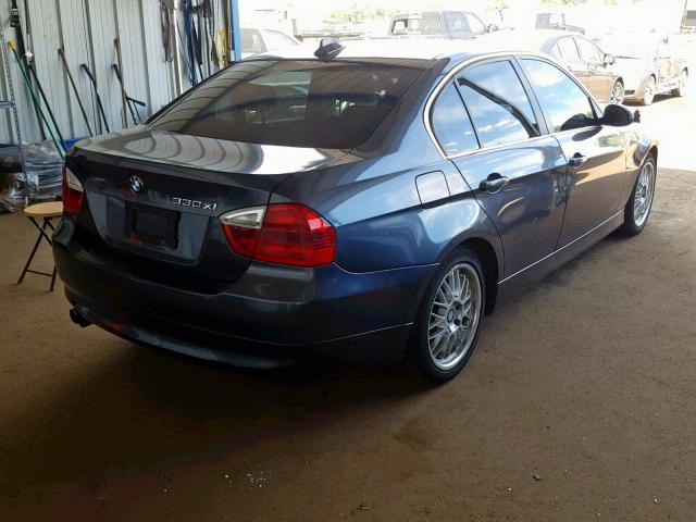 WBAVD33536KV65579 - 2006 BMW 330 XI GRAY photo 4