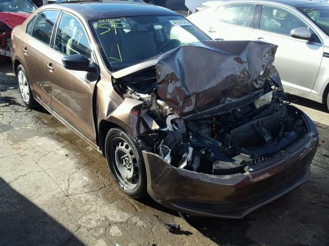 3VW2K7AJ5CM345705 - 2012 VOLKSWAGEN JETTA BASE Շագանակագույն լուսանկար 1