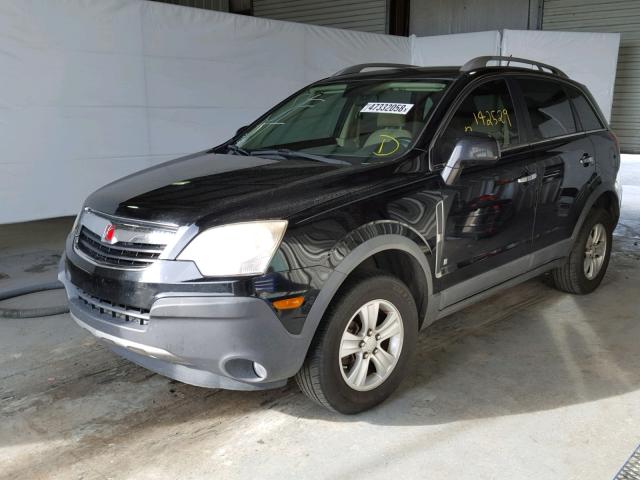 3GSCL33P18S652777 - 2008 SATURN VUE XE BLACK photo 2