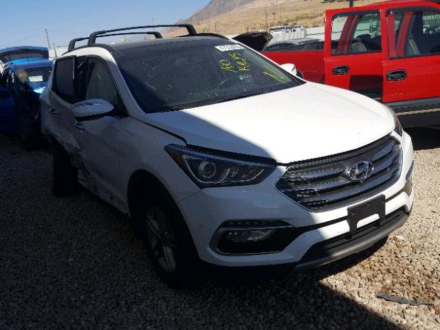 5XYZUDLB8JG514724 - 2018 HYUNDAI SANTA FE S WHITE photo 1