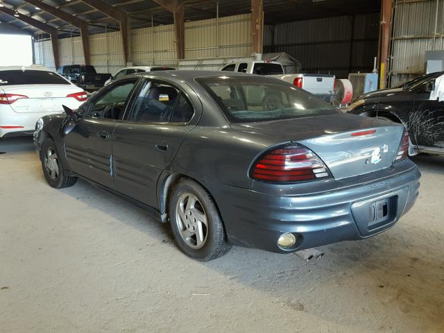 1G2NF52T2YM788684 - 2000 PONTIAC GRAND AM S BLUE photo 3