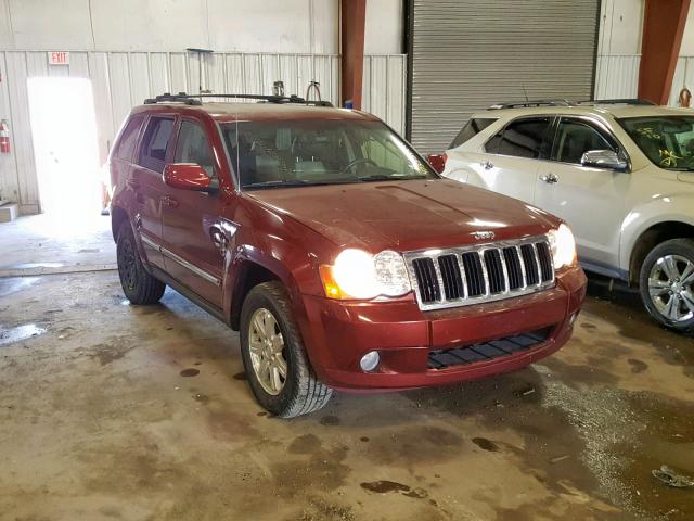 1J8HR58N98C231665 - 2008 JEEP GRAND CHER BURGUNDY photo 1