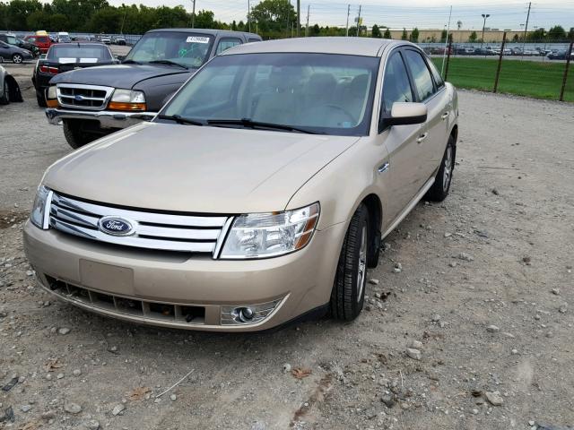 1FAHP24W08G135092 - 2008 FORD TAURUS SEL TAN photo 2