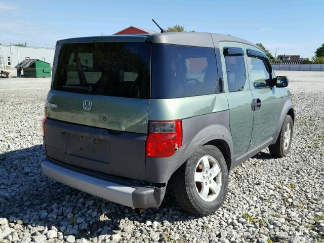 5J6YH28574L800719 - 2004 HONDA ELEMENT EX GRAY photo 4