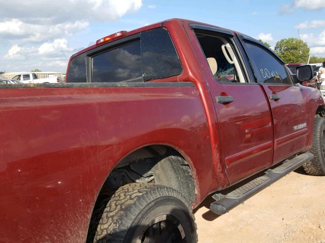 1N6BA0ECXDN300045 - 2013 NISSAN TITAN S BURGUNDY photo 10