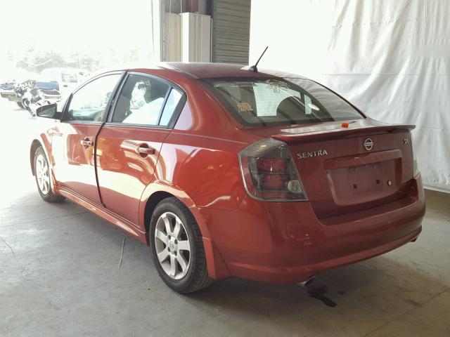 3N1AB6AP6BL686194 - 2011 NISSAN SENTRA 2.0 RED photo 3