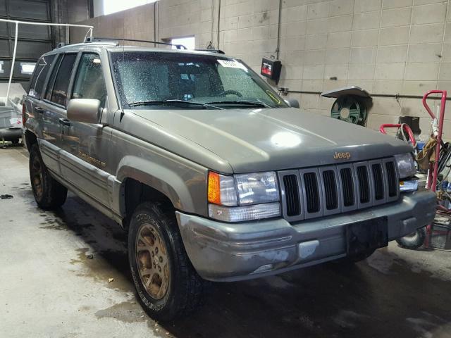 1J4GZ78Y6WC212555 - 1998 JEEP GRAND CHER GREEN photo 1