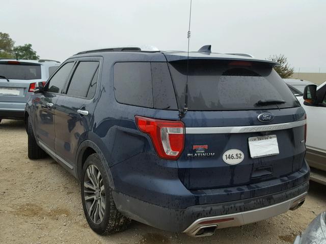 1FM5K8HT6HGC76484 - 2017 FORD EXPLORER P, BLUE - price history, history ...