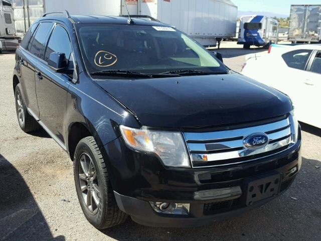 2FMDK38C68BA78185 - 2008 FORD EDGE SEL BLACK photo 1