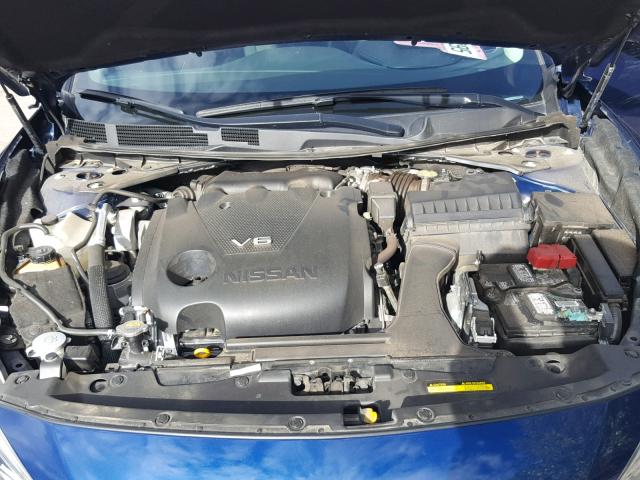 1N4AA6AP6GC440092 - 2016 NISSAN MAXIMA 3.5 BLUE photo 7