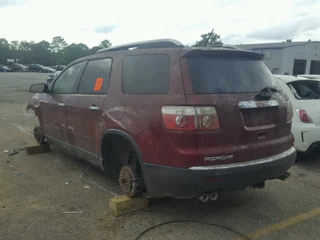 1GKER13788J170594 - 2008 GMC ACADIA SLE RED photo 3