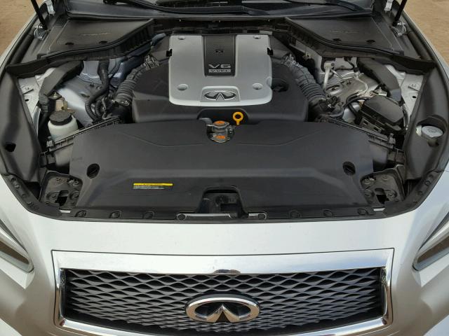 JN1BV7ARXEM701471 - 2014 INFINITI Q50 BASE SILVER photo 7