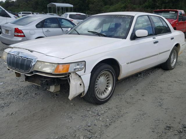 2MEFM75W4YX696779 - 2000 MERCURY GRAND MARQ WHITE photo 2