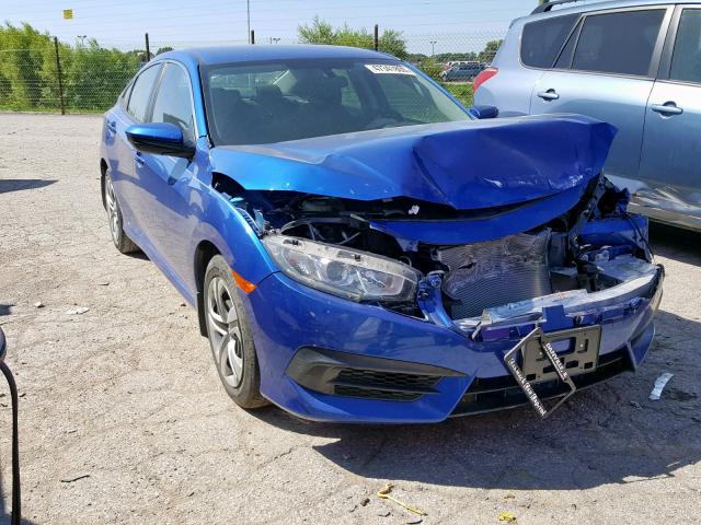 19XFC2F59GE014948 - 2016 HONDA CIVIC LX BLUE photo 1