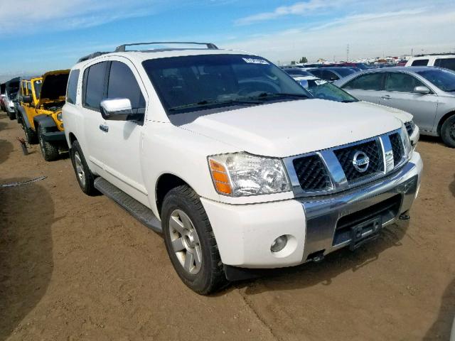 5N1AA08B24N743934 - 2004 NISSAN ARMADA SE WHITE photo 1