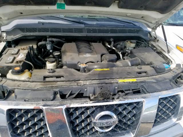 5N1AA08B24N743934 - 2004 NISSAN ARMADA SE WHITE photo 7