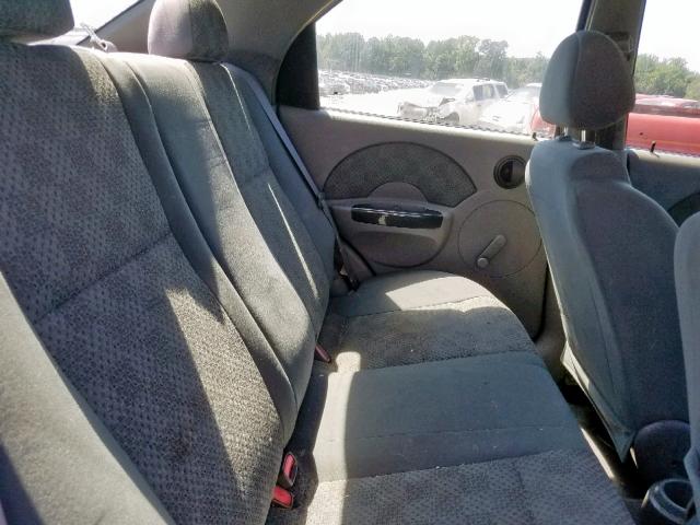 KL1TD52635B382186 - 2005 CHEVROLET AVEO BASE Qırmızı foto 6