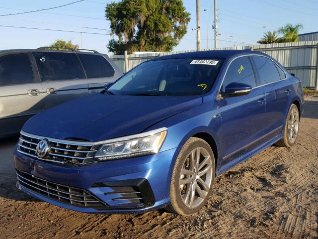 1VWDT7A32HC067765 - 2017 VOLKSWAGEN PASSAT R-L BLUE photo 2