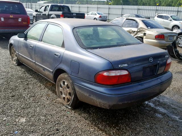 1YVGF22C825280704 - 2002 MAZDA 626 LX BLUE photo 3