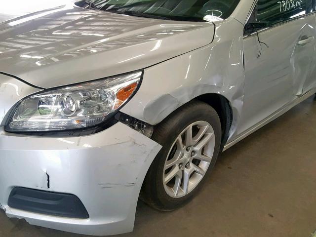 1G11D5RR5DF108410 - 2013 CHEVROLET MALIBU 1LT ვერცხლისფერი ფოტო 9