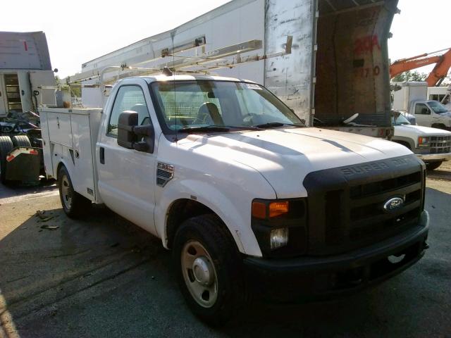 1FDWF305X8EC95706 - 2008 FORD F350 SRW S WHITE photo 1