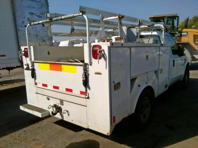 1FDWF305X8EC95706 - 2008 FORD F350 SRW S WHITE photo 4