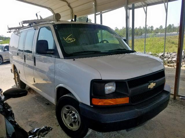 1GCWGFCAXD1904161 - 2013 CHEVROLET EXPRESS G2 WHITE photo 1