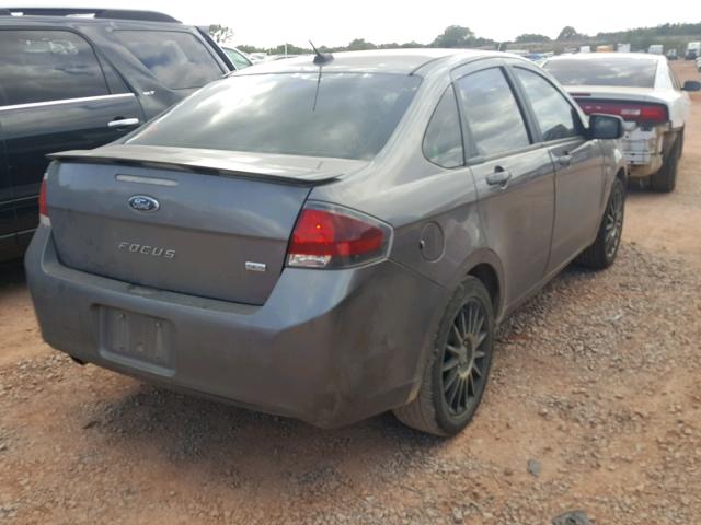 1FAHP3GN0AW232622 - 2010 FORD FOCUS SES GRAY photo 4