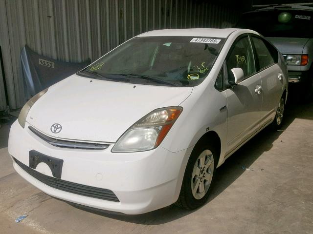 JTDKB20U193527073 - 2009 TOYOTA PRIUS WHITE photo 2