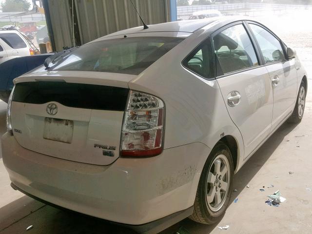 JTDKB20U193527073 - 2009 TOYOTA PRIUS WHITE photo 4