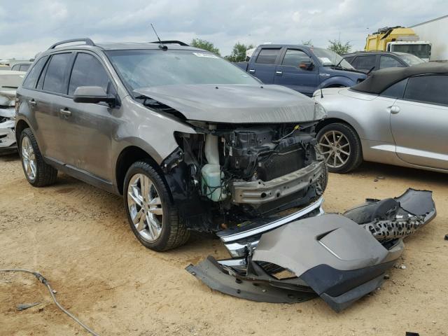 2FMDK3JC5DBA68087 - 2013 FORD EDGE SEL GRAY photo 1