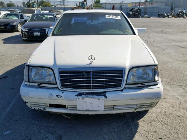 WDBGA43E4SA208260 - 1995 MERCEDES-BENZ S 420 WHITE photo 9