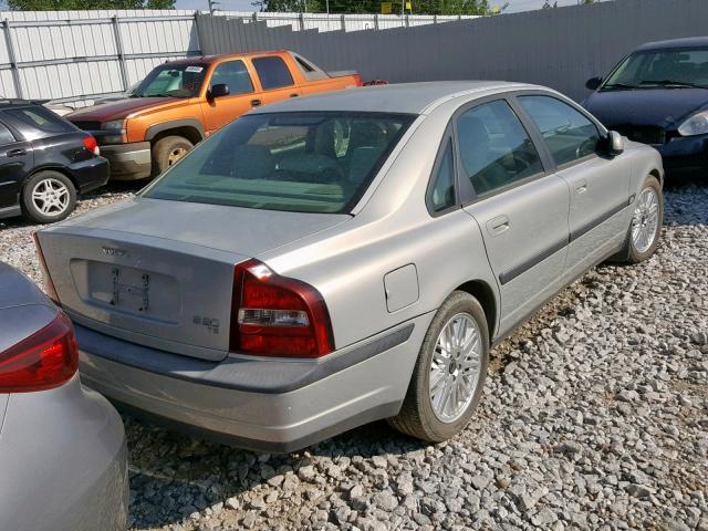 YV1TS90D1X1052475 - 1999 VOLVO S80 T6 TUR SILVER photo 4