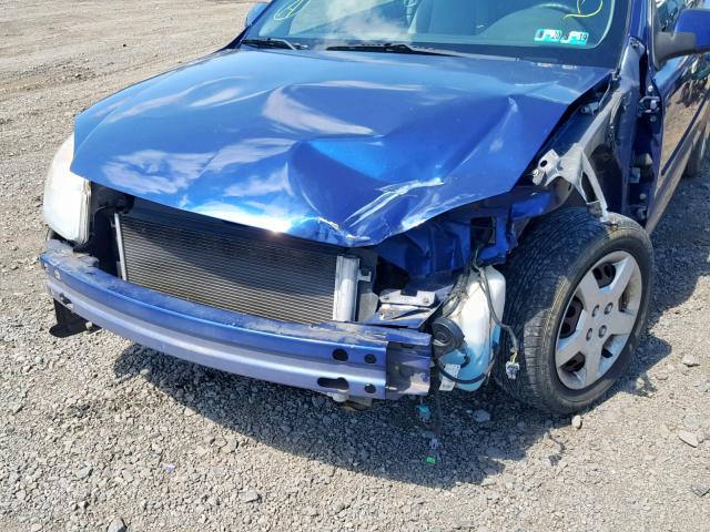 1G1AL15F567857681 - 2006 CHEVROLET COBALT LT BLUE photo 9