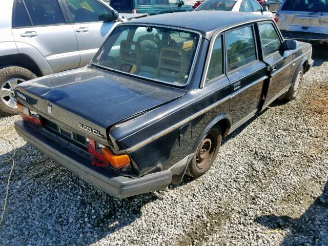 YV1AA8849L1410795 - 1990 VOLVO 240 BASE BLACK photo 4